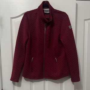 Killtec Women's Quilted Utility Jacket - Deep Red